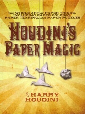 cover image of Houdini's Paper Magic